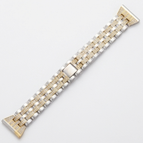 Luxurious Dual-Tone Pavé