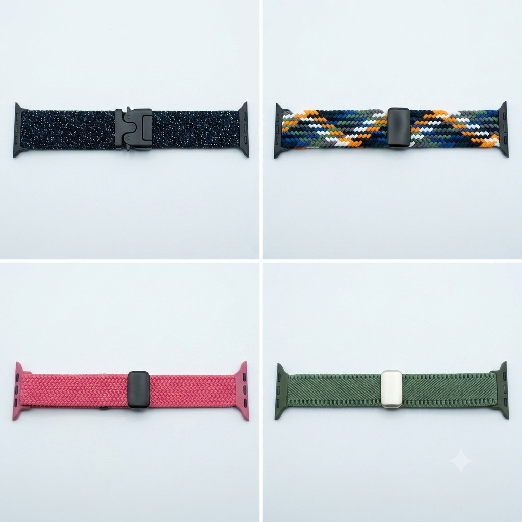 Elastic Woven Nylon Watch Strap