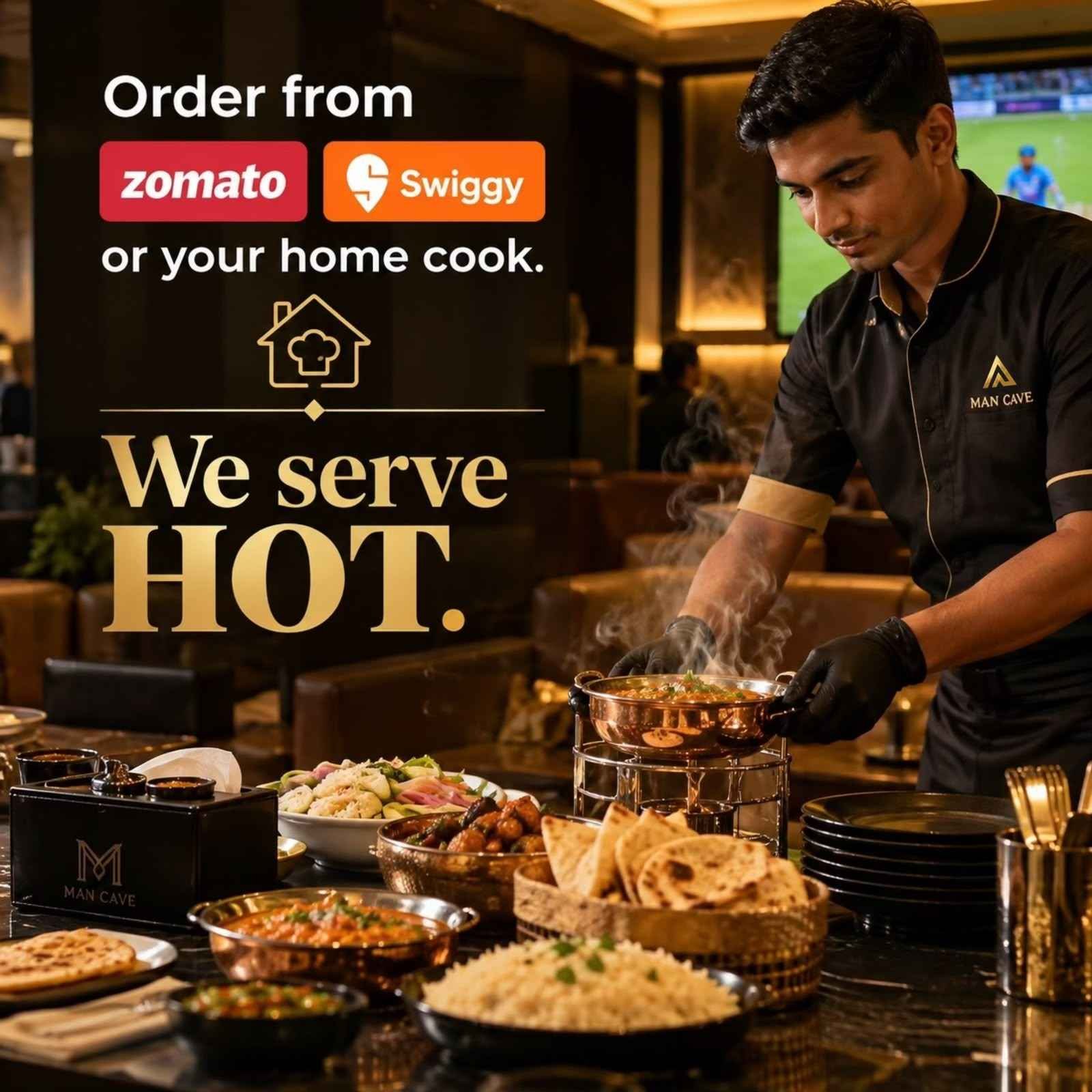You order, We serve