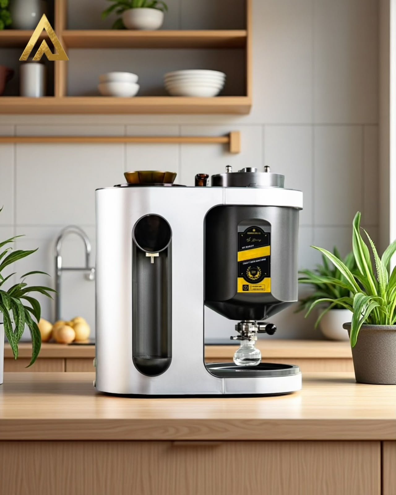 Herbal beverage being dispensed at the counter